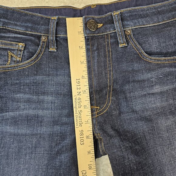 True Religion Jean Shorts Lauren Women’s 24 6" Inseam Blue Made In Italy Stretch - Picture 9 of 14